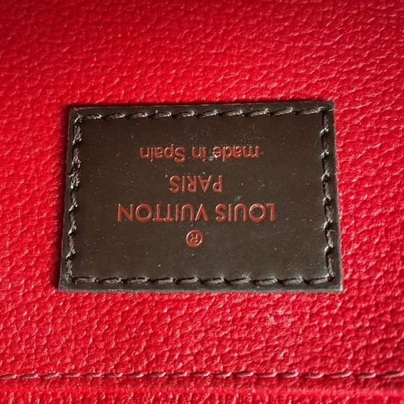 Authentic Louis Vuitton Damier Ebene Cosmetic Pouch - Picture 10 of 16